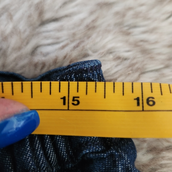 Free People Ryder Denim Skirt Set In Midnight‎ Blue Women's Size Large - Picture 8 of 14